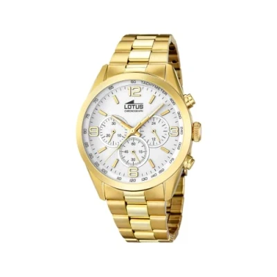 Afbeelding van Lotus Chronograaf, Heren, Maat: One Size, Silver minimalist