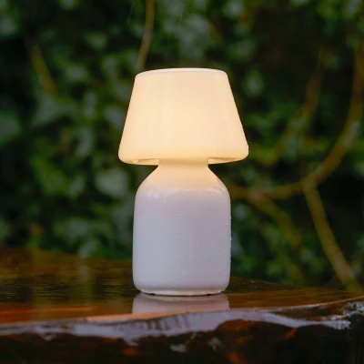 Afbeelding van HAY Apollo draagbare LED tafellamp van oplaadbaar glas