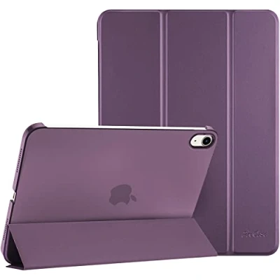 Afbeelding van ProCase Beschermhoes voor iPad 10e generatie 10,9 inch 2022, A2696, A2757, A2777, beschermende hoes, automatische slaap /wekfunctie, paars