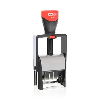 Afbeelding van Colop 2331502232 datumstempel 2160/RL 24 x 41 mm, rood/blauw verpakt
