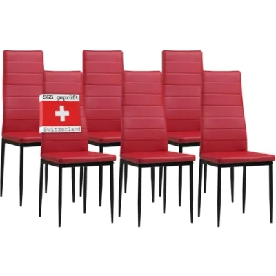 Afbeelding van Albatros MILANO 2709, leer, rood, 6 stuks
