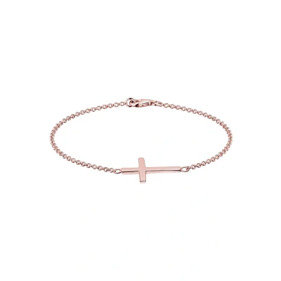 Afbeelding van Elli Cross Basic Armband roségoldcoloured, Dames, Maat: 18, Roségold coloured