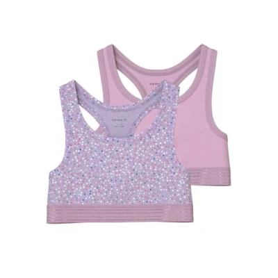 Afbeelding van Name it Nkfshort DOT 2 PACK Bustier voor kinderen, Maat: 146/152, Pastel lilac