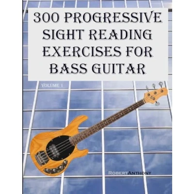 Afbeelding van 300 Progressive Sight Reading Exercises for Bass Guitar