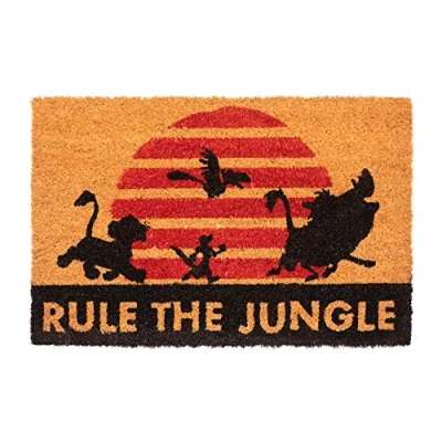 Afbeelding van Grupo Erik Disney Buitendeurmat, the Lion King &quot;Rule Jungle&quot; Antislipmat, entreemat 40 x 60 cm