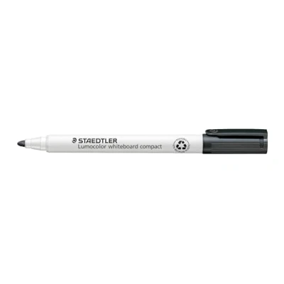 Afbeelding van Staedtler Lumocolor Marker voor whiteboard, zwart, 10 stuks