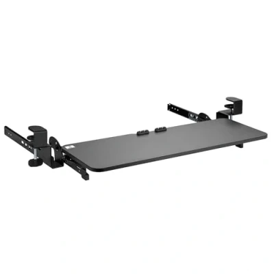 Afbeelding van Maclean Toetsenbordhouder voor onder het bureau max. 5kg 67x24cm Zwart