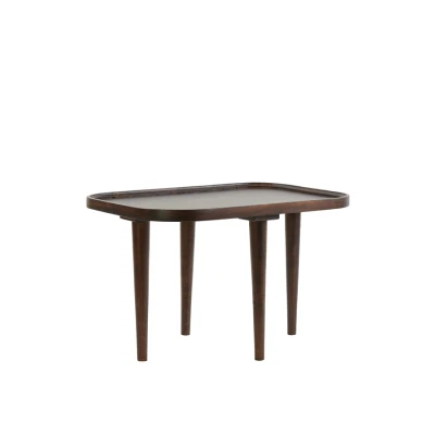 Afbeelding van Light &amp; Living Bijzettafel MAZABE 65x45x41.5cm Bruin