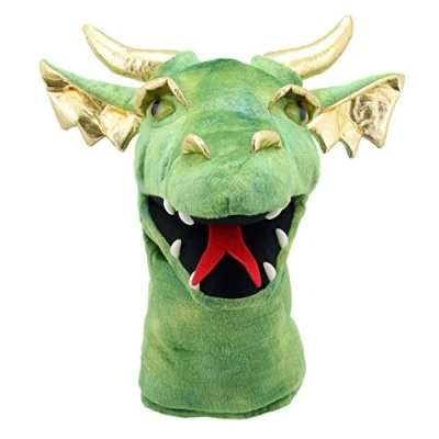 Afbeelding van Large Head Dragon (Green) Hand Puppet: