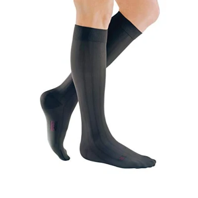 Afbeelding van medi Mediven for men Compressiekousen voor heren CCL2 zwart maat III normaal gemaakt van hightech vezels met Clima Comfort &amp; Fresh