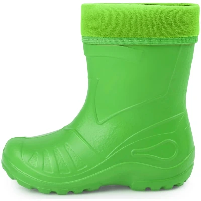 Afbeelding van Ladeheid LA KL 050 Kinder Regenlaarzen Rubber met Binnenschoen EVA Wasbare Groen 26