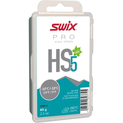 Afbeelding van Swix HS5 Turquoise, 10C/ 18C, 60g Ski en Snowboard wax