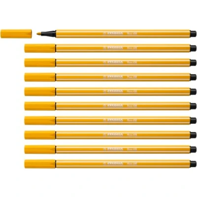 Afbeelding van STABILO Pen 68 Premium Viltstift Curry Doos 10 stuks