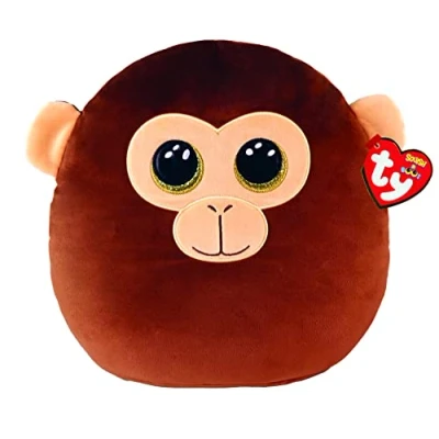 Afbeelding van Ty Squish A Boo Knuffelkussen Aap Dunston 31X23X31 Cm