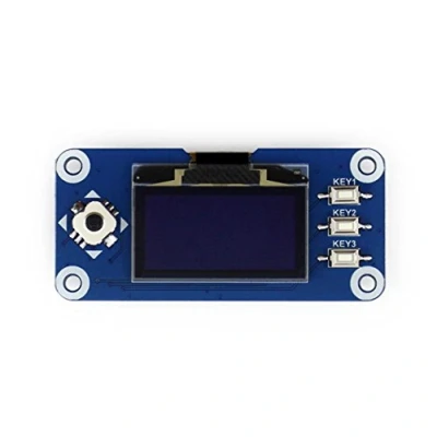 Afbeelding van Waveshare Raspberry Pi 128 x 64 pixels 1,3 inch OLED display hoed met geïntegreerde controller, communicatie via SPI of I2C interface