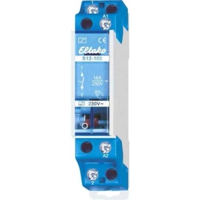 Afbeelding van Eltako S12 100 24V Stroomstootschakelaar DIN rail 1x NO 24 V 10 A 2300 W 1 stuk(s)