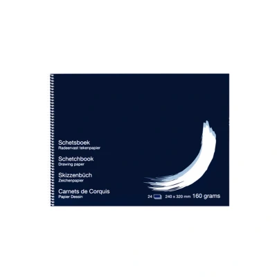 Afbeelding van Schetsboek Papyrus 240x320mm 160gr 24vel