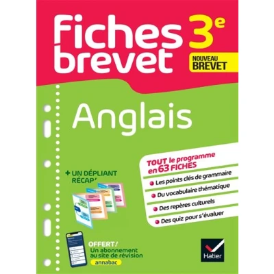 Image de Fiches Brevet Anglais 3e 2025