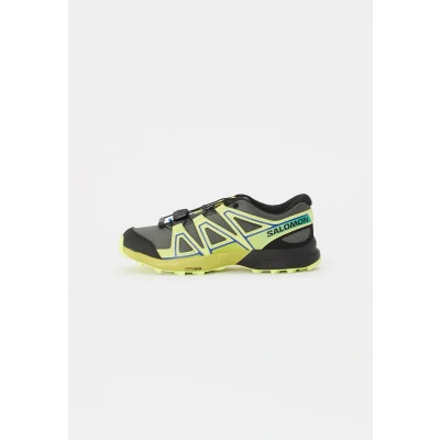 Afbeelding van Salomon Speedcross J Unisex Outdoorschoenen voor kinderen, Maat: 39, Urban chic/sharp green/dark citron Textiel/ synthetisch