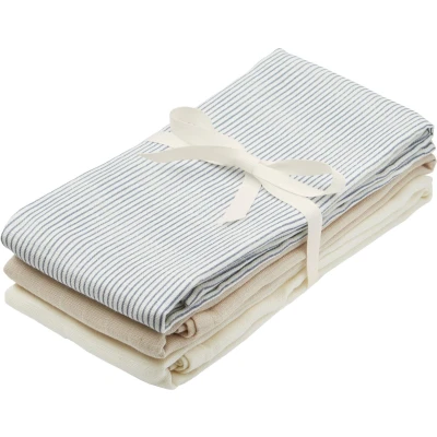 Afbeelding van Cam Copenhagen 3PACK Muslin Cloths Unisex Hydrofiele doek voor kinderen, Maat: One Size, Classic blue