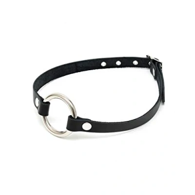 Afbeelding van Rimba Bondage Play Gag met Metalen O ring verstelbaar