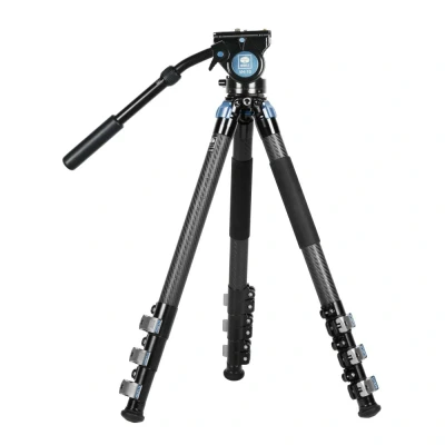 Afbeelding van Sirui Statief L 324F+VH 10 (Koolstof), Statief, Zwart