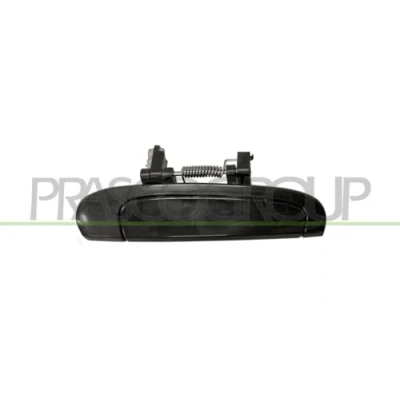 Afbeelding van PRASCO KI3208107 Deurgrepen Buiten, Rechts achter Zwart Glad KIA: Picanto I