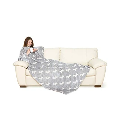 Afbeelding van Lavatelli Kanguru Deluxe Doggy deken met mouwen Plaid TV Warme
