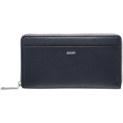 Afbeelding van JOOP! Leren Portemonnee Lantea Blocking Yura Purse Dark Navy Donkerblauw