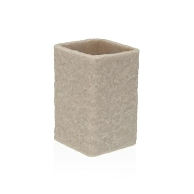 Afbeelding van Tandenborstelhouder Versa Viti Beige Hars 7,4 x 10,6 cm