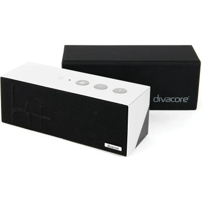Afbeelding van Divacore Ktulu II+ NFC Bluetooth speaker Powerbank 35uur speeltijd Wit
