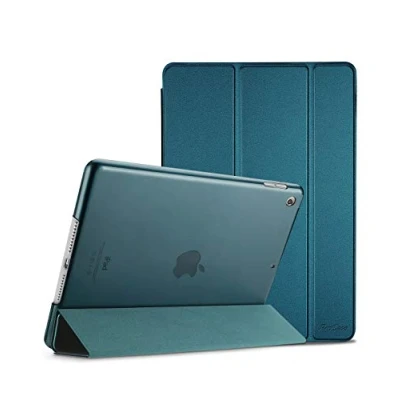 Afbeelding van ProCase Hoes voor 10,2 Inch iPad 9e Generatie 2021/iPad 8e 2020/iPad 7e 2019, Schokbestendige Hoesje Beschermhoes Smart Folio Cover Case Hard Back Shell Wintertaling