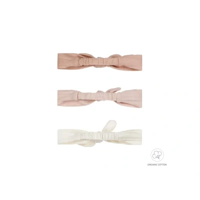 Afbeelding van Meisjes 3 pack Baby Haarbandjes Roze/Paars/Wit (Maat One Size)