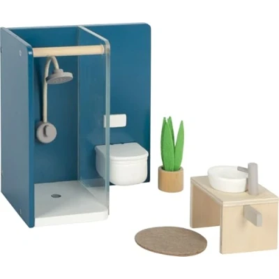 Afbeelding van Small Foot Houten Poppenhuis Meubeltjes Badkamer