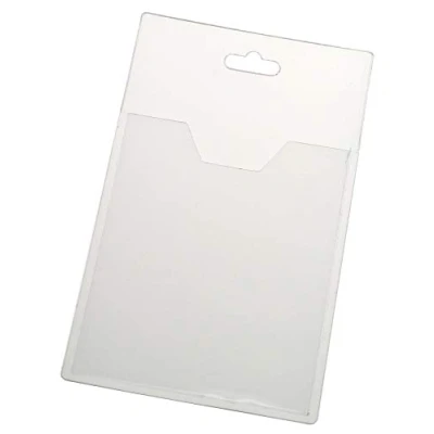 Afbeelding van Europel Badgehouder of Pashouder Pasjes 60 x 90 mm Open Transparant 24 stuks