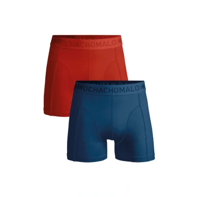 Afbeelding van Muchachomalo 2PACK Solid Boxerbriefs, Heren, Maat: XL, Blue red