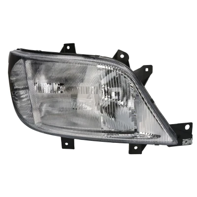 Afbeelding van TYC 20 0495 15 2 Koplampen rechts H1/H1, H7 Met mistlampen lamphouder, Zonder elektro motor MERCEDES BENZ: Sprinter 3 T Van, Van