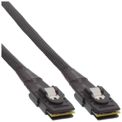 Image de InLine® SAS Cable int. Mini SFF 8087 à avec bande latérale de 1 m