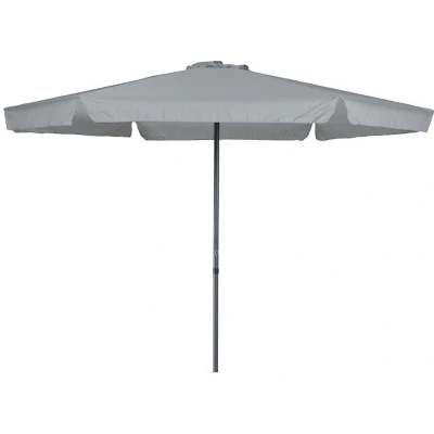 Afbeelding van Delta Parasol Ø300 cm Carbon Black Light Grey