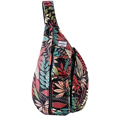 Afbeelding van HAWEE Sport Borstzak Reizen Sling Schoudertas Crossbody Multipurpose Rugzak Casual voor Unisex Mannen Vrouwen Tieners Werk Studie Klimmen Hiking Lopen