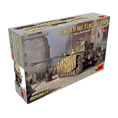 Afbeelding van 1:35 MiniArt 35333 Pz.Kpfw.IV Ausf. G Last/Ausf. H Early Plastic Modelbouwpakket