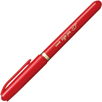 Afbeelding van Uni ball Fineliner Sign Pen, 1mm, Rood Tekenstift