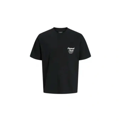 Afbeelding van Jack &amp; Jones Jornorrebro TYPO TEE CREW NECK Tshirt print, Heren, Maat: XL, Black