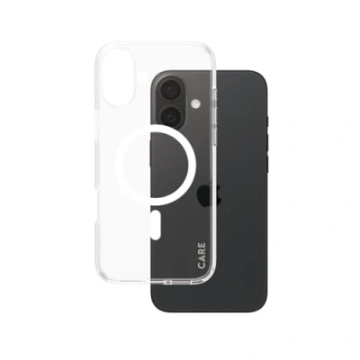 Image de Care Cover Flagship Urban Combat Magsafe Iphone 16 Plus Transparent Blanc (1339)