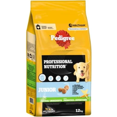 Afbeelding van 12kg Pedigree Professional Nutrition Junior met Gevogelte &amp; Groente hondenvoer droog