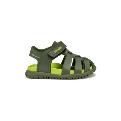 Afbeelding van Geox Fusbetto Outdoorsandalen voor kinderen, Maat: 25, Sage Kunststof