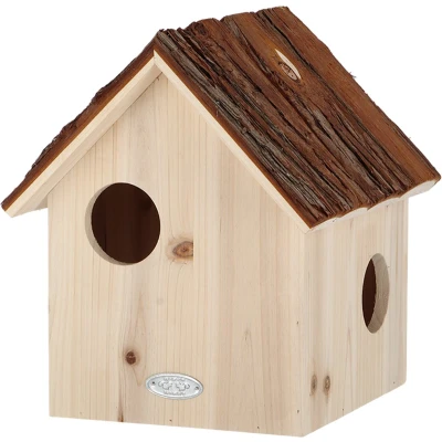 Afbeelding van Esschert Design Eekhoornhuisje Boomschors Dak
