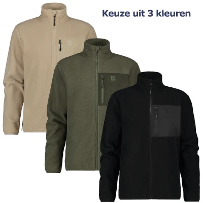 Afbeelding van Poederbaas Four Seasons Fleece Vest Heren Zwart XL