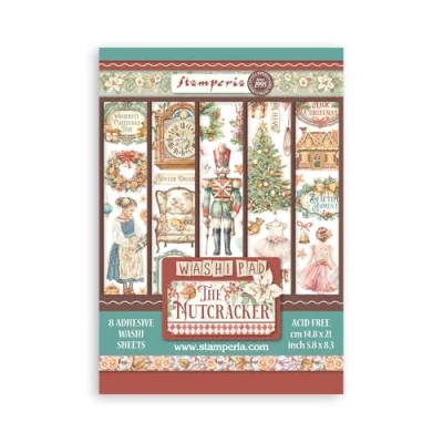 Afbeelding van Stamperia The Nutcracker A5 Washi Pad (8pcs) (SBW10)