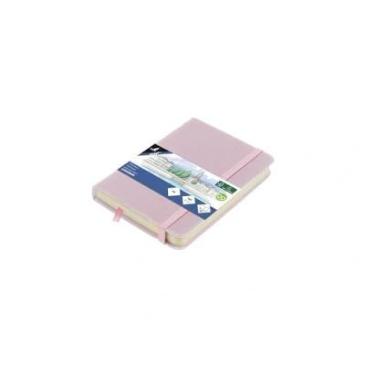 Afbeelding van Kangaro schetsboek A6 violet PU hardcover met elastiek en lint K 861213